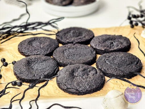 Black Velvet Raspberry Stuffed Cookies on White - Image 6