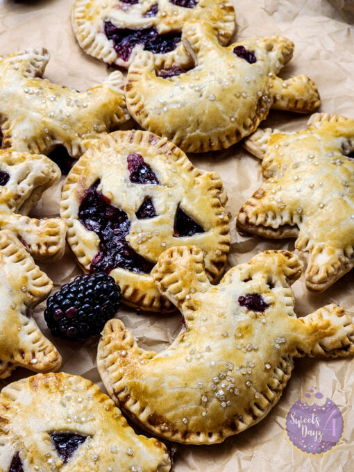 Spooky Fruit Hand Pies on Gold Marble - Image 5