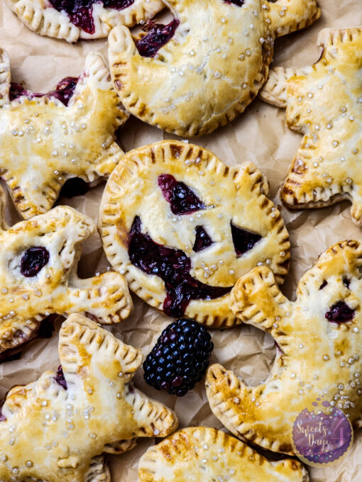 Spooky Fruit Hand Pies on Gold Marble - Image 9