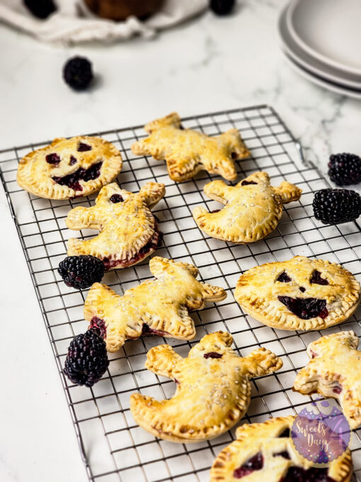Spooky Fruit Hand Pies on Marble - Image 2