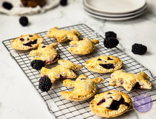 Spooky Fruit Hand Pies on Marble - Image 3