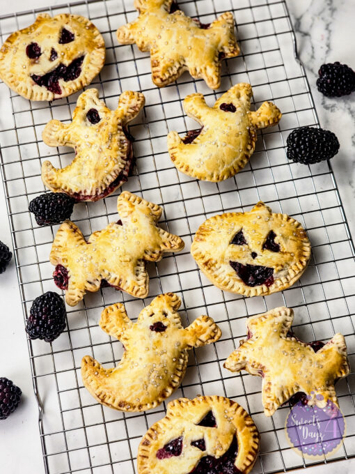 Spooky Fruit Hand Pies on Marble - Image 5