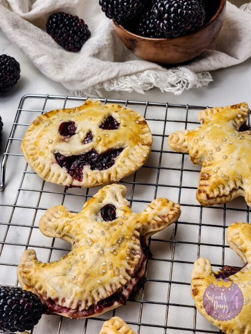 Spooky Fruit Hand Pies on Marble - Image 7