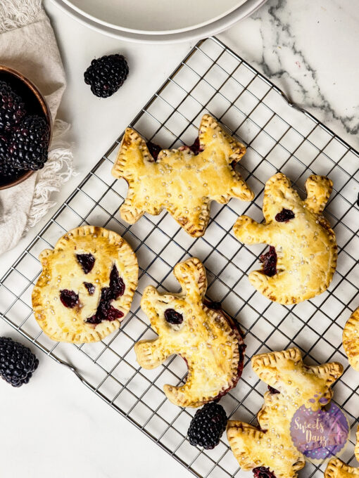 Spooky Fruit Hand Pies on Marble - Image 8