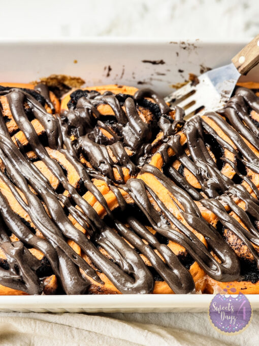 Halloween Cinnamon Rolls on Marble - Image 5