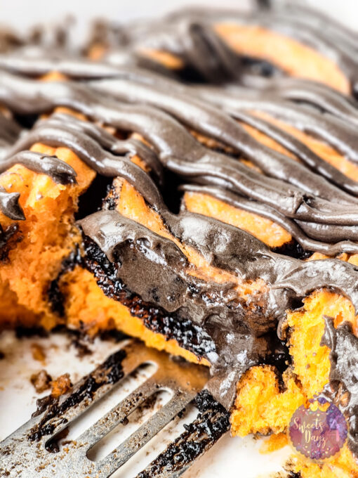 Halloween Cinnamon Rolls on Gold Marble - Image 4