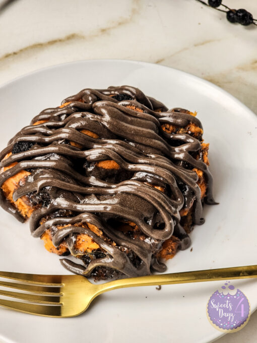 Halloween Cinnamon Rolls on Gold Marble - Image 5