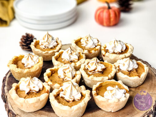 Mini Pumpkin Pies on White - Image 2