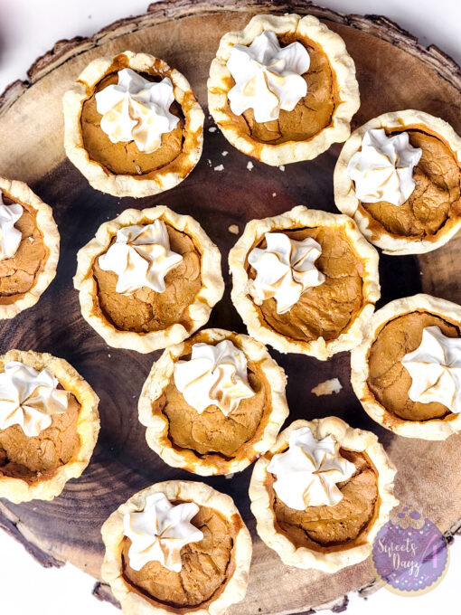 Mini Pumpkin Pies on White - Image 5