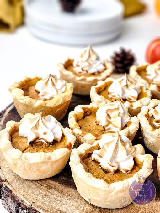 Mini Pumpkin Pies on White - Image 6
