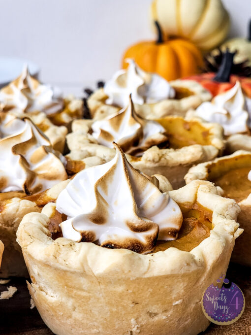 Mini Pumpkin Pies on White - Image 7
