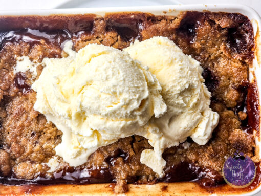 Peach Cobbler For One on White - Image 5