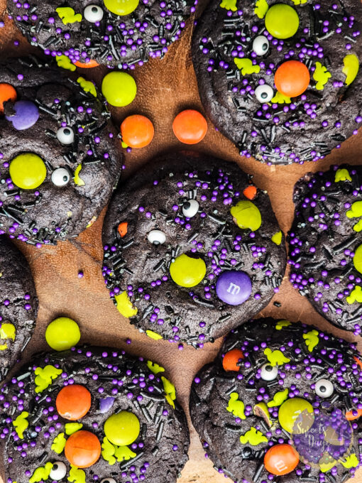 Halloween M&M Cookies on White - Image 5