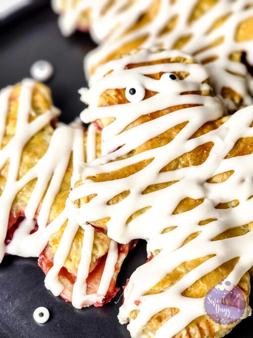 Mummy Halloween Poptarts on Marble - Image 3