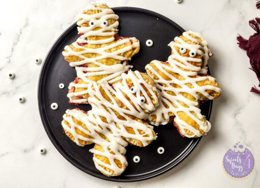 Mummy Halloween Poptarts on Marble - Image 4