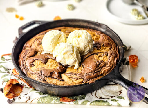 Pumpkin Brownie Skillet on Rhombus - Image 2
