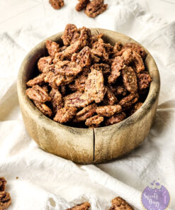 Candied Pecans on Rhombus