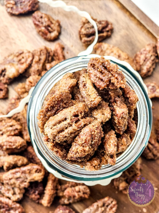 Candied Pecans on White - Image 5