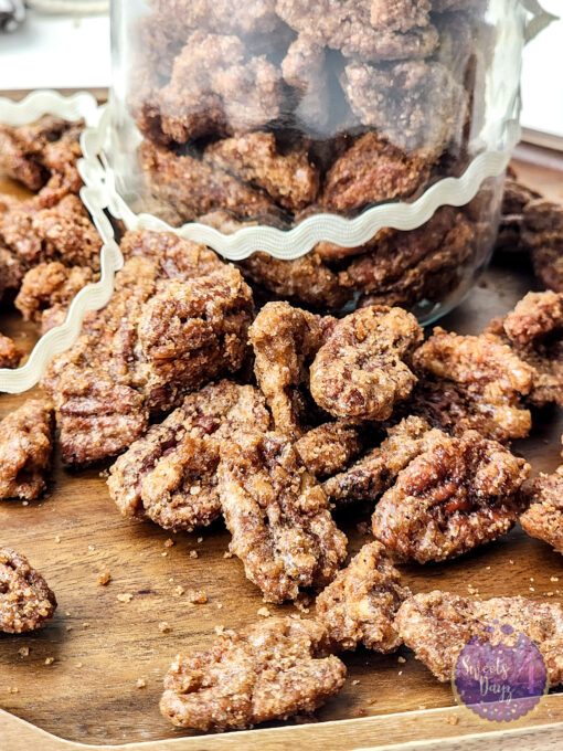 Candied Pecans on White - Image 6