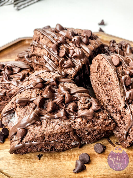 Chocolate Scones on White - Image 2