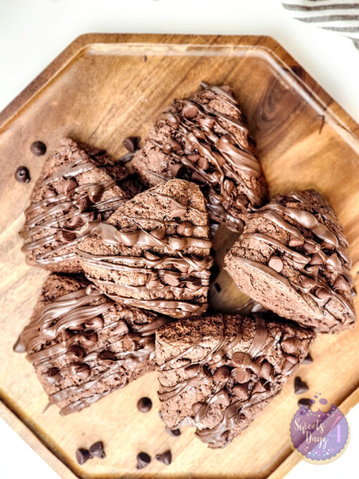 Chocolate Scones on White - Image 4