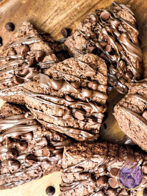 Chocolate Scones on White - Image 5