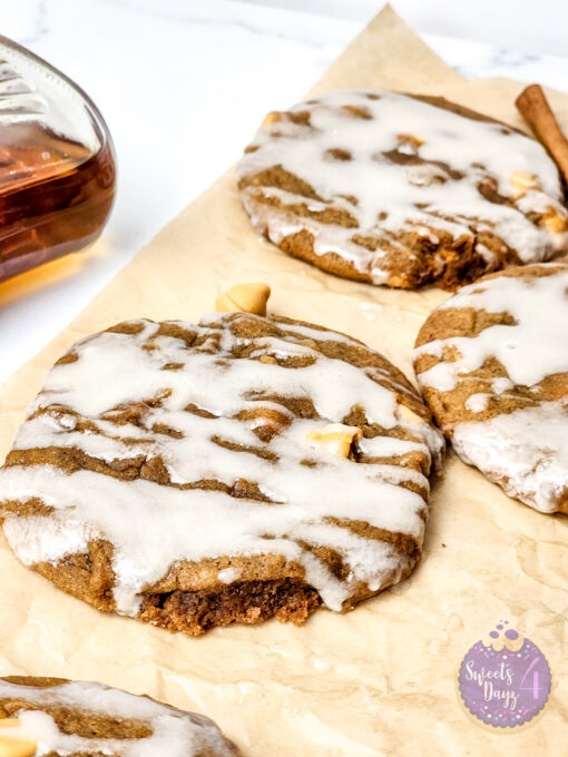 Ginger Maple Glazed Cookies on Marble - Image 4