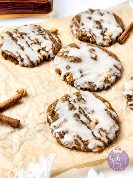Ginger Maple Glazed Cookies on Marble - Image 5