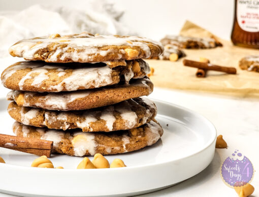 Ginger Maple Glazed Cookies on Marble - Image 8