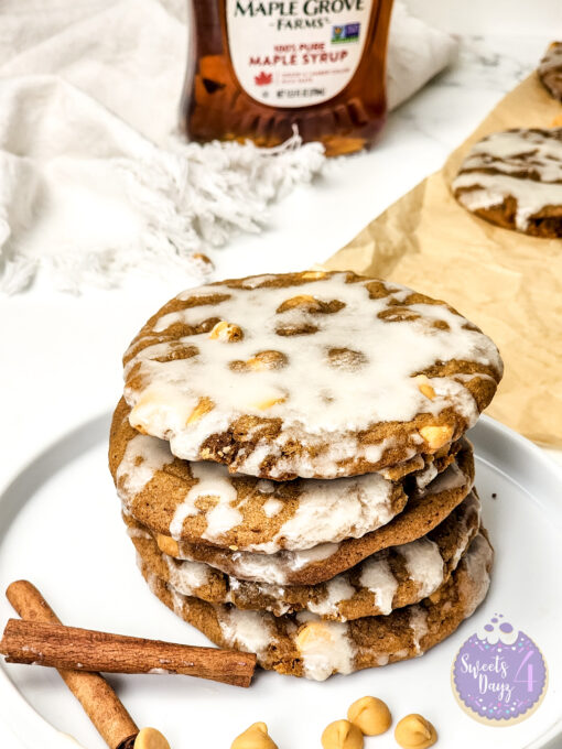 Ginger Maple Glazed Cookies on Marble - Image 9