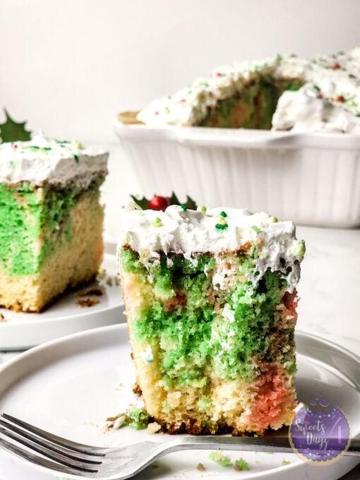 Christmas Poke Cake on Rhombus - Image 2