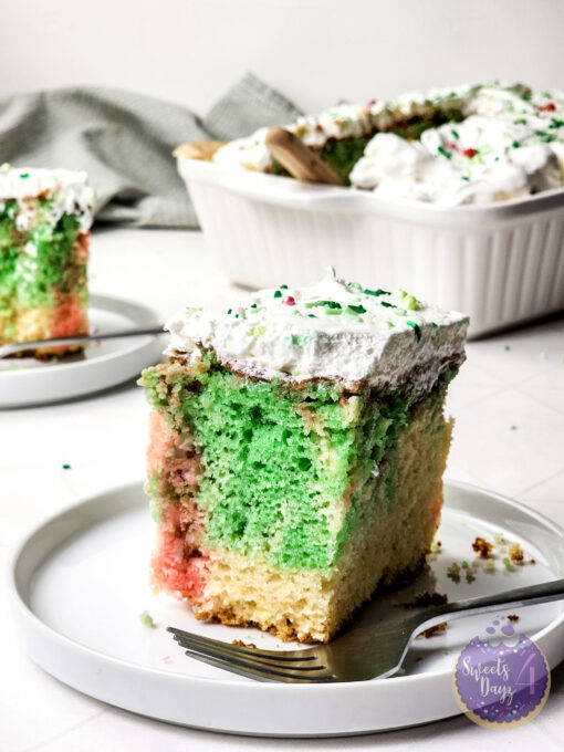 Christmas Poke Cake on Rhombus - Image 3