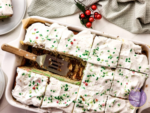 Christmas Poke Cake on Rhombus - Image 5