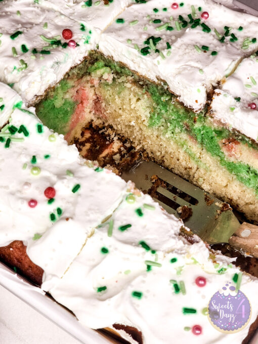 Christmas Poke Cake on Rhombus - Image 6