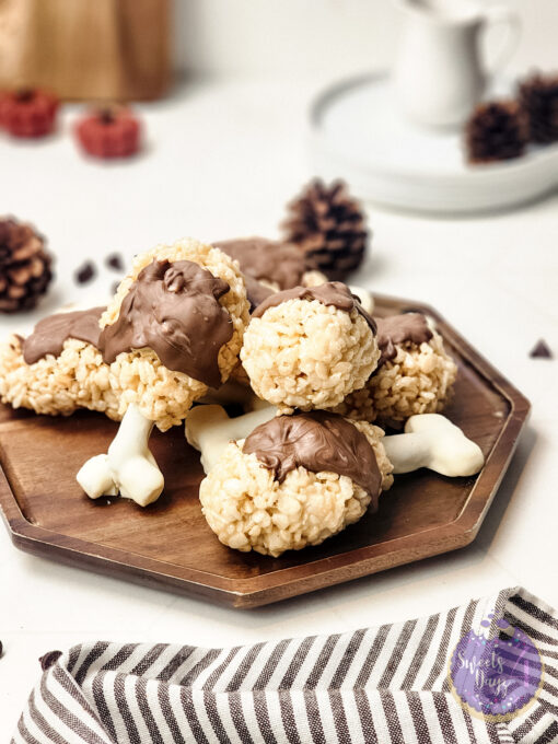 Turkey Leg & Gravy Rice Krispies on Rhombus