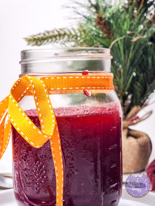 Homemade Cranberry Sauce on Marble - Image 8