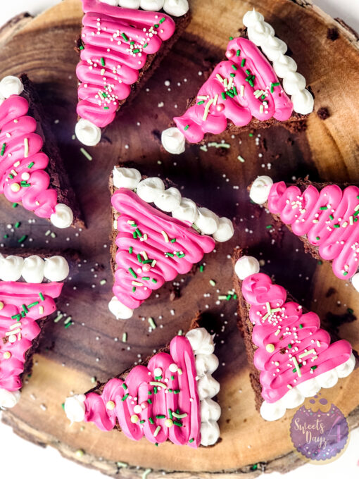 Santa Hat Brownies on White - Image 5