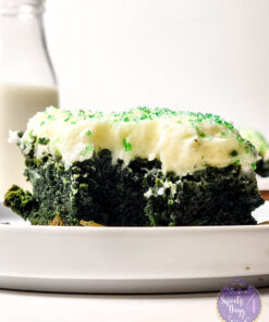 Green Velvet Brownies on Rhombus
