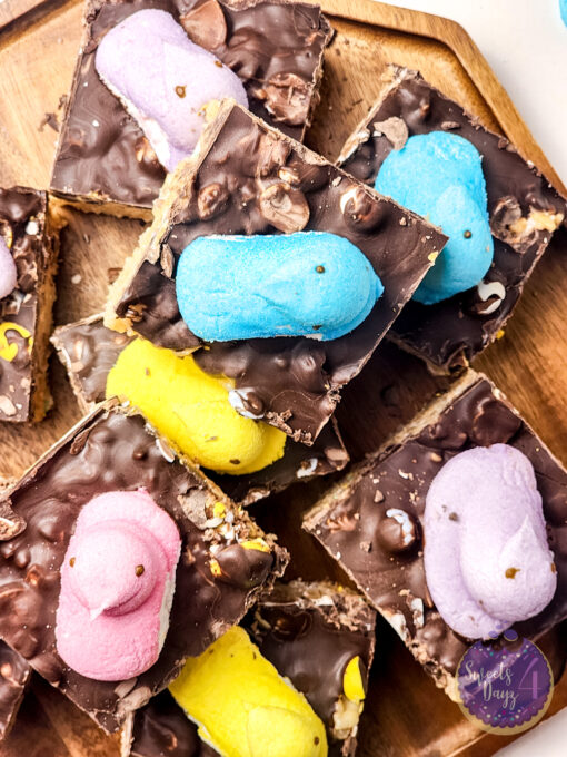 Easter Chocolate Rice Krispy Treats on White - Image 3