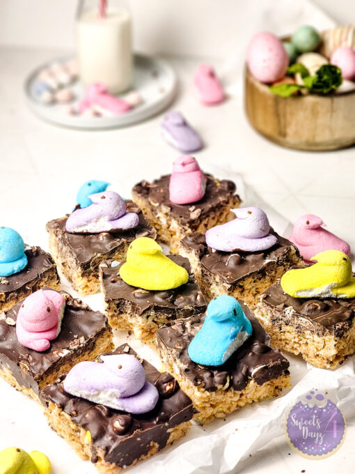 Easter Chocolate Rice Krispy Treats on Rhombus - Image 7