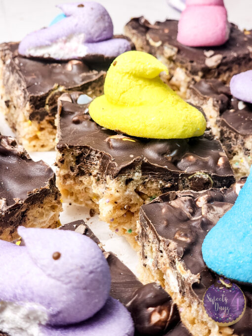 Easter Chocolate Rice Krispy Treats on Rhombus - Image 6