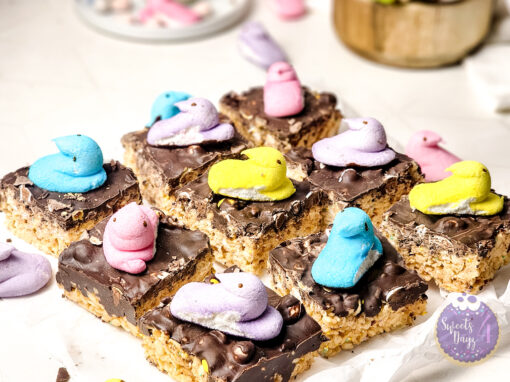Easter Chocolate Rice Krispy Treats on Rhombus - Image 5