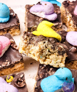 Easter Chocolate Rice Krispy Treats on Rhombus