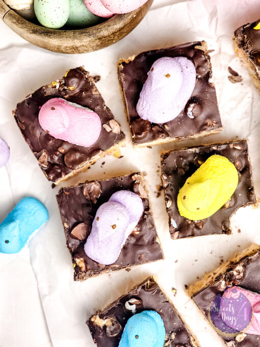 Easter Chocolate Rice Krispy Treats on Rhombus - Image 2