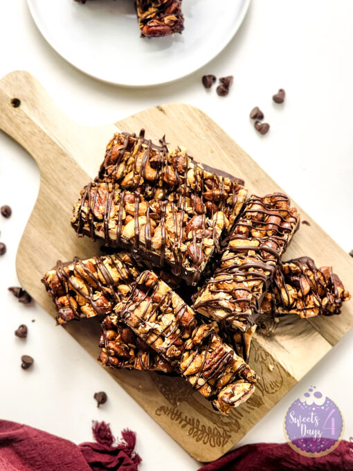 Homemade Nut Granola Bars on White - Image 8