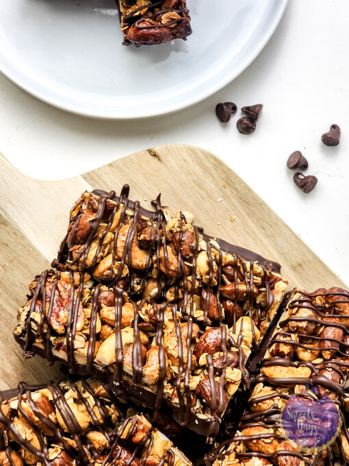 Homemade Nut Granola Bars on White - Image 9