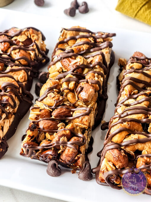 Homemade Nut Granola Bars on Rhombus - Image 4
