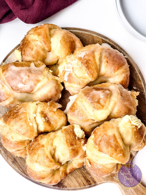 Creme Brulee Croissants on White - Image 4