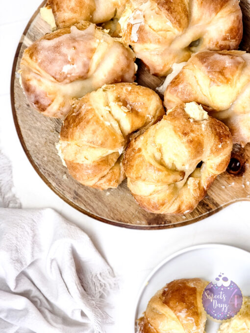 Creme Brulee Croissants on Rhombus