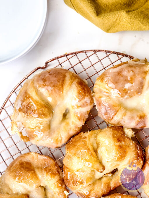 Creme Brulee Croissants on Gold Marble - Image 6